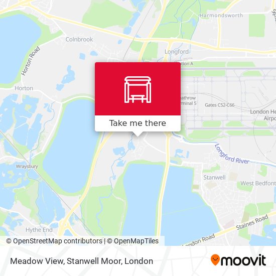 Meadow View, Stanwell Moor map