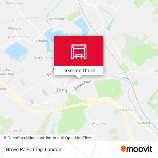Grove Park, Tring map