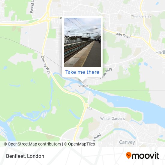 Benfleet map
