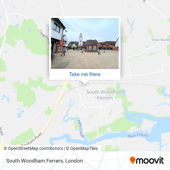 South Woodham Ferrers map