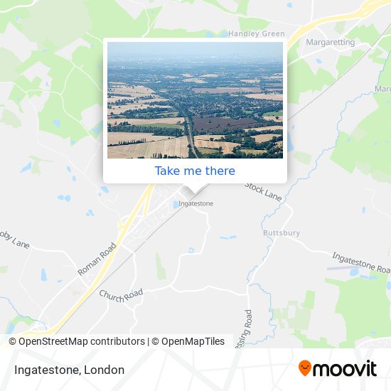 Ingatestone map