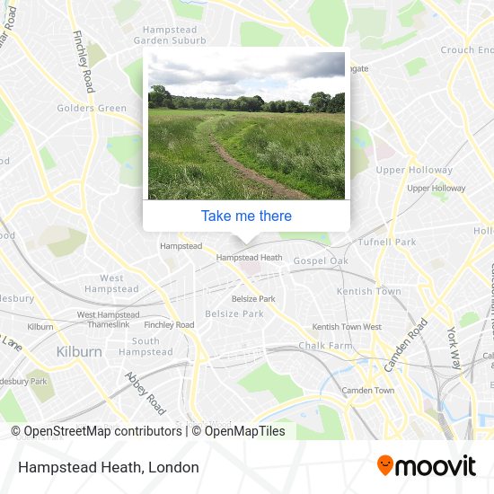 Hampstead Heath map