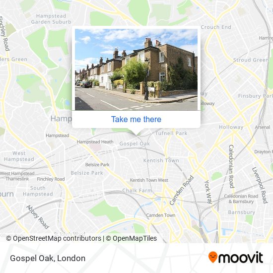 Gospel Oak map