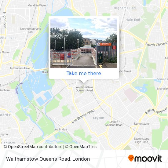 Walthamstow Queen's Road map