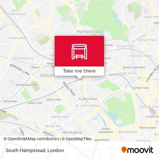 South Hampstead map