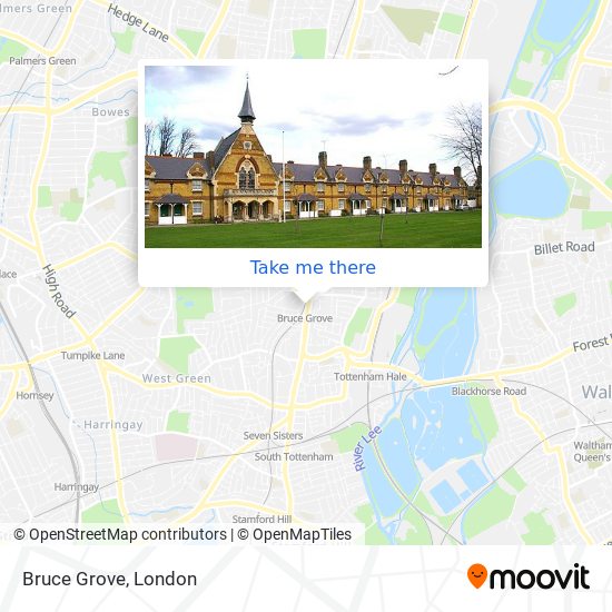 Bruce Grove map
