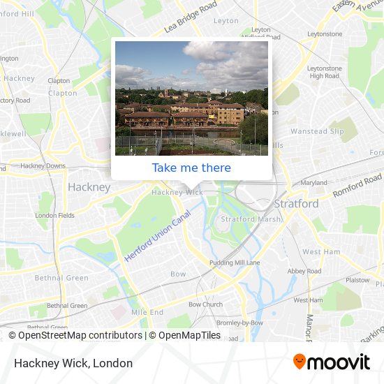 Hackney Wick map