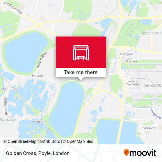 Golden Cross, Poyle map