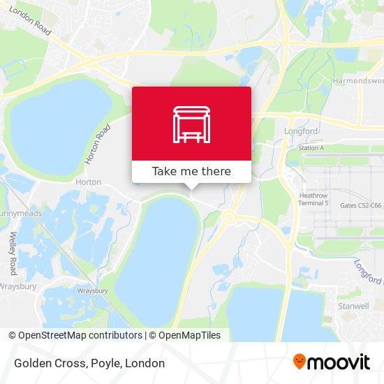 Golden Cross, Poyle map