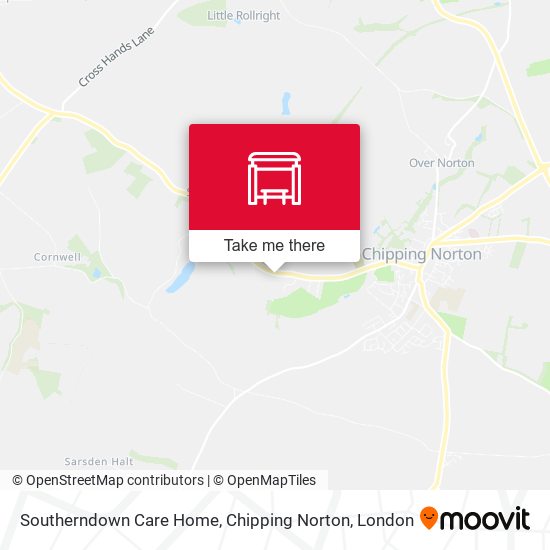 Southerndown Care Home, Chipping Norton map
