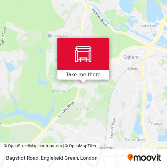 Bagshot Road, Englefield Green map