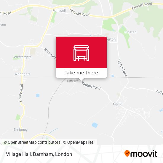 Village Hall, Barnham map