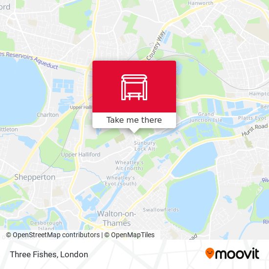 Three Fishes map