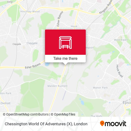 Chessington World Of Adventures (X) map