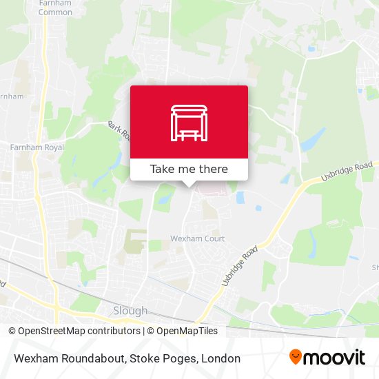 Wexham Roundabout, Stoke Poges map