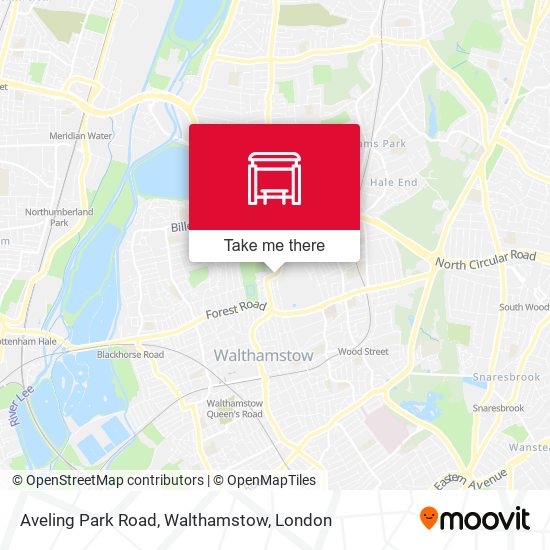 Aveling Park Road, Walthamstow map