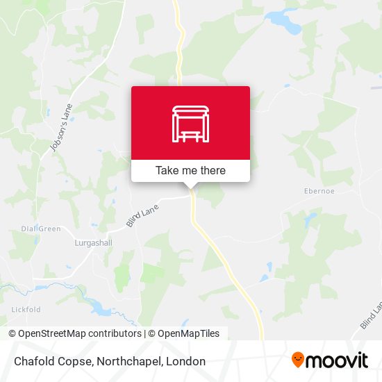 Chafold Copse, Northchapel map