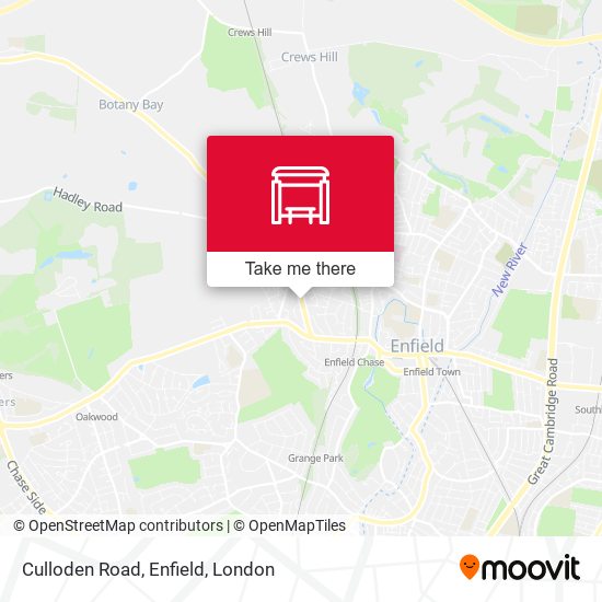 Culloden Road, Enfield map
