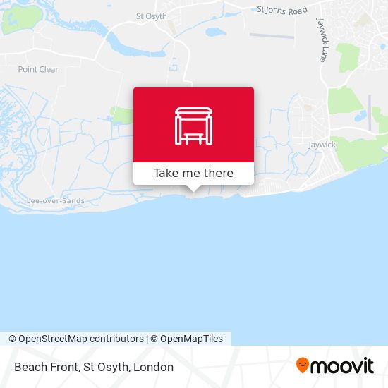 Beach Front, St Osyth map