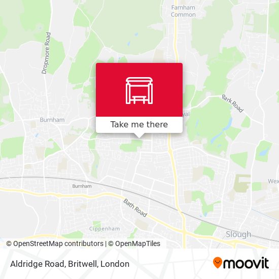 Aldridge Road, Britwell map