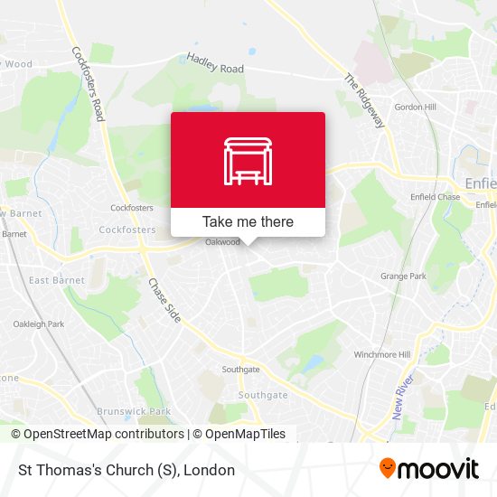 St Thomas's Church map