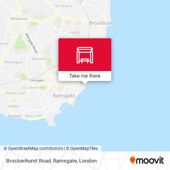 Brockenhurst Road, Ramsgate map