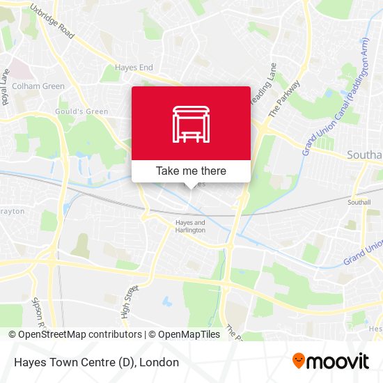 Hayes Town Centre (D) map