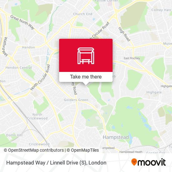 Hampstead Way / Linnell Drive (S) map