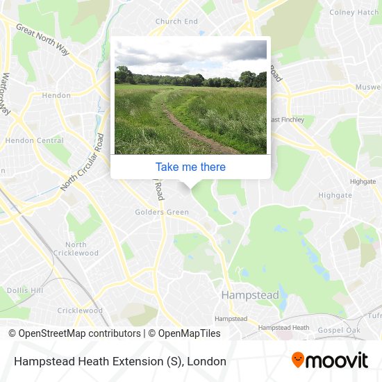 Hampstead Heath Extension (S) map