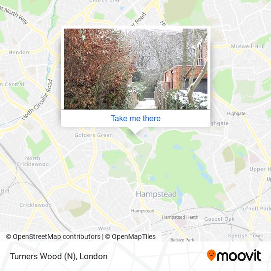 Turners Wood (N) map