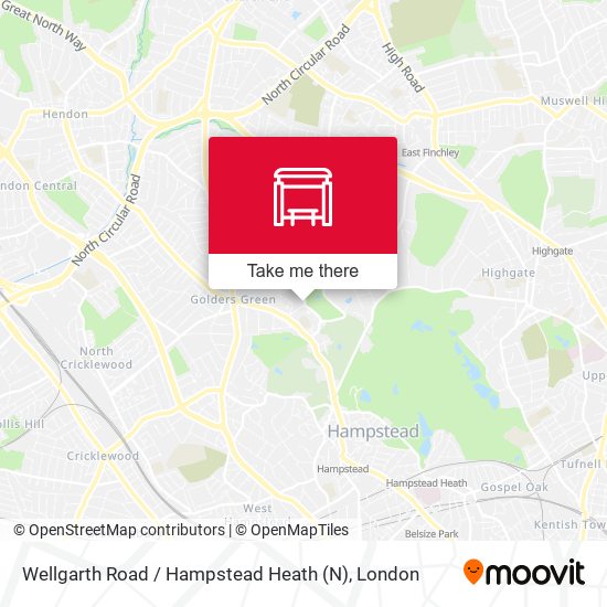 Wellgarth Road / Hampstead Heath (N) map
