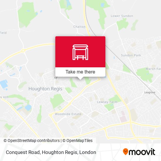 Conquest Road, Houghton Regis map