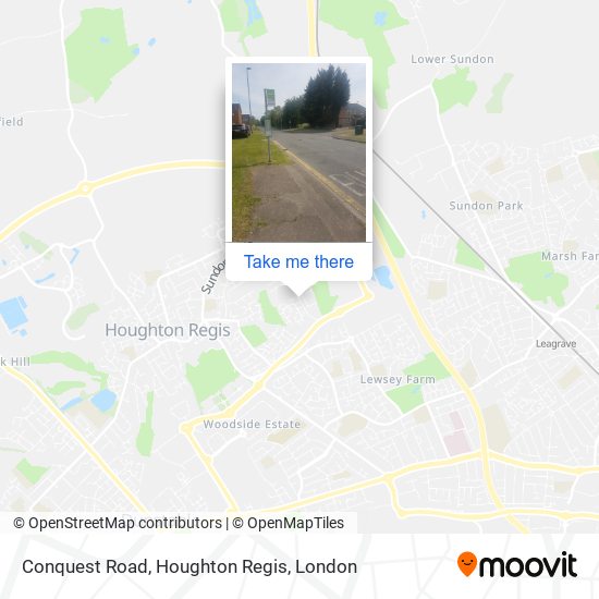 Conquest Road, Houghton Regis map