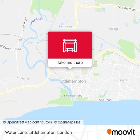 Water Lane, Littlehampton map