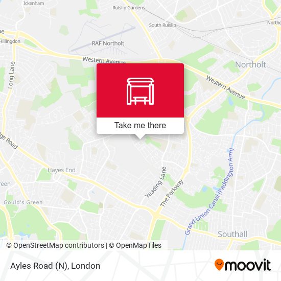 Ayles Road (N) map