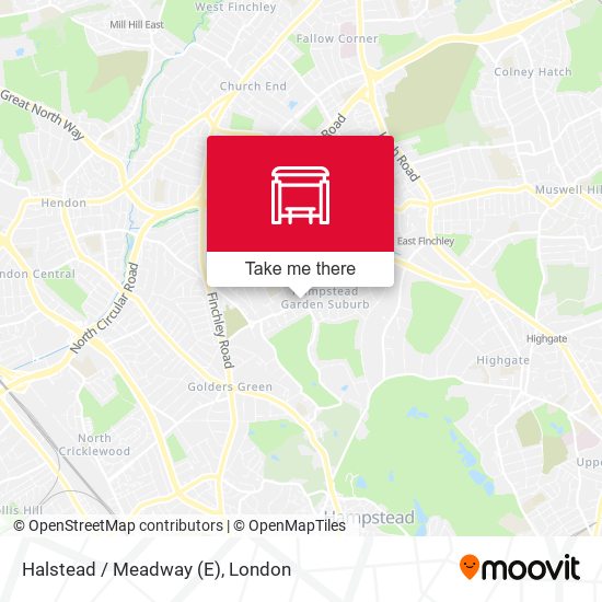 Halstead / Meadway (E) map