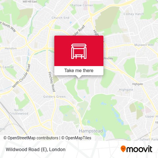 Wildwood Road (E) map