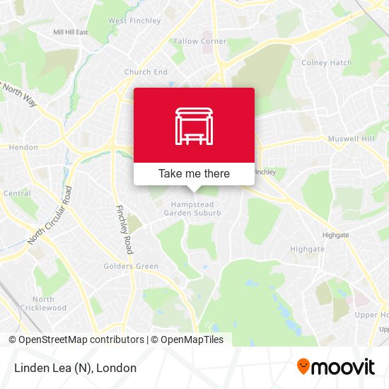 Linden Lea (N) map