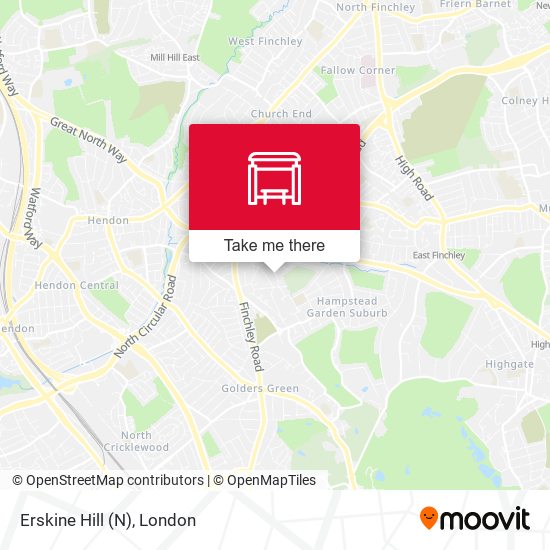 Erskine Hill (N) map
