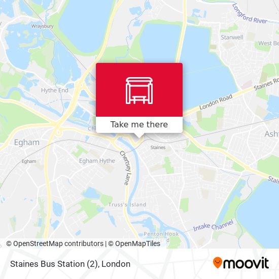 Staines Bus Station (2) map