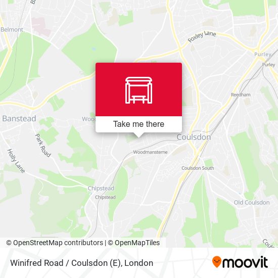 Winifred Road / Coulsdon (E) map