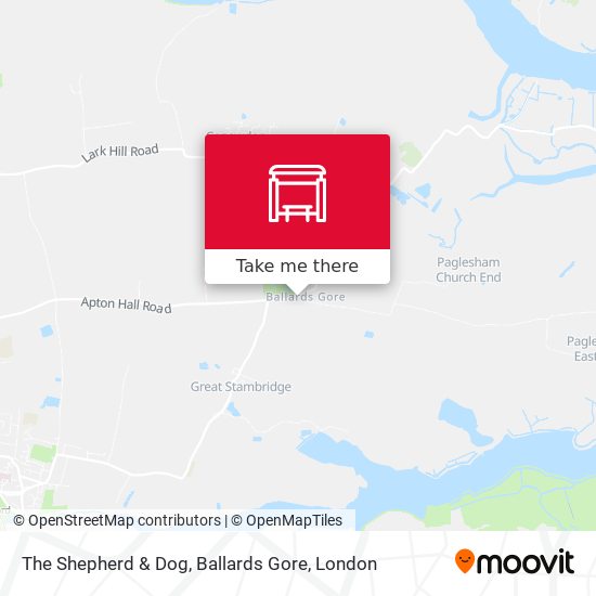 The Shepherd & Dog, Ballards Gore map