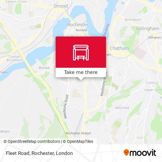 Fleet Road, Rochester map