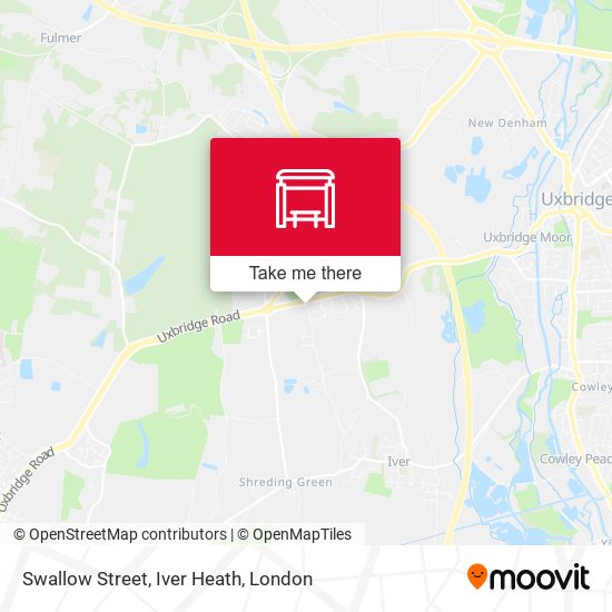Swallow Street, Iver Heath map