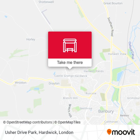 Usher Drive Park, Hardwick map