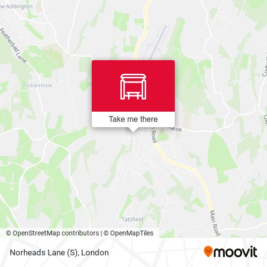 Norheads Lane (S) map