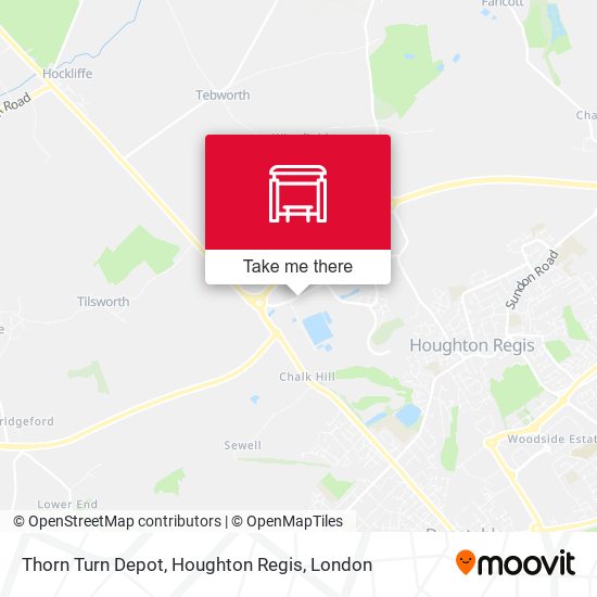 Thorn Turn Depot, Houghton Regis map