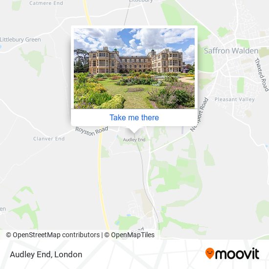 Audley End map