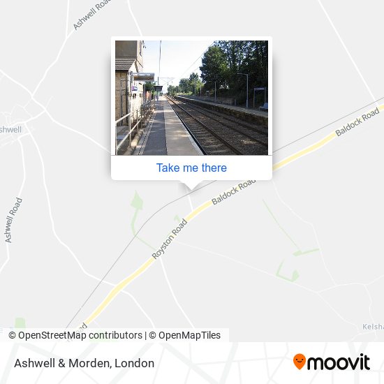 Ashwell & Morden map
