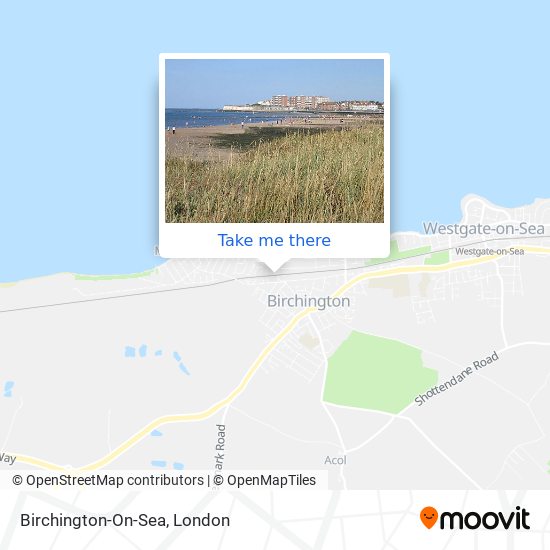 Birchington-On-Sea map